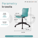 Phoenix DUO Studio Krzesło biurkowe Ruby - obrazek 3