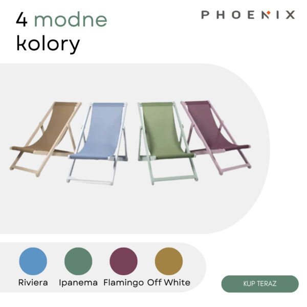 Phoenix Nap Leżak ogrodowy Flamingo - obrazek 5